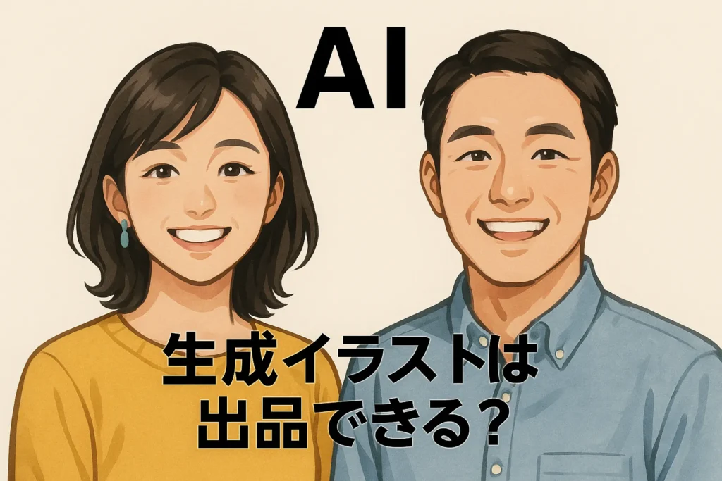 AI生成イラストは出品できる？
